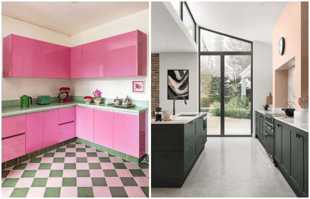 Overpowering colours versus subtle and elegant