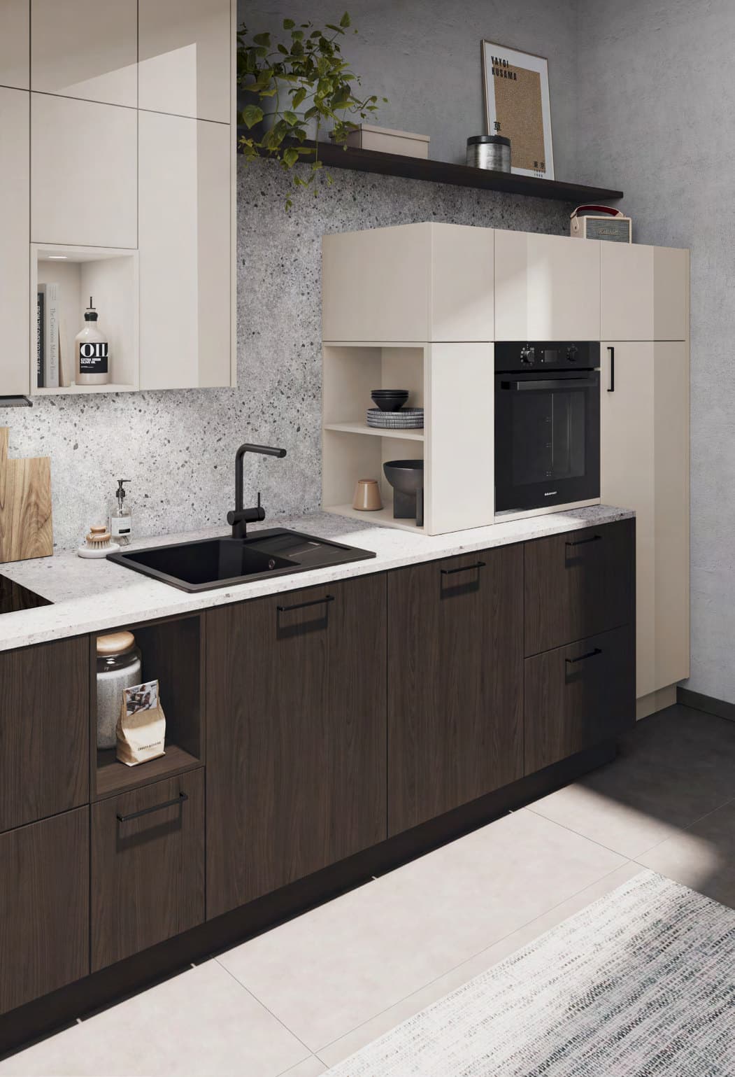 Hacker concept130 Perfect Brillant high gloss kitchen