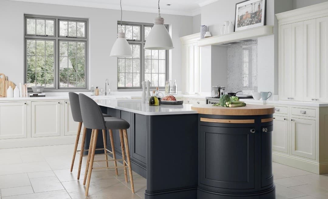 traditional in-frame shaker kitchen