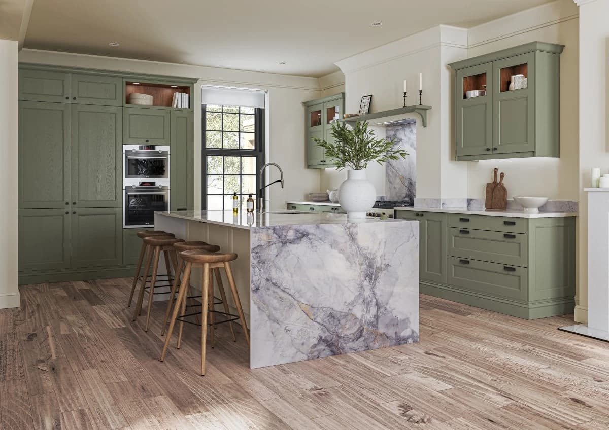 Shaker Kitchen in Green